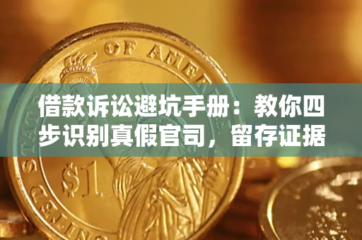 济南借款诉讼避坑手册：教你四步识别真假官司，留存证据不踩雷