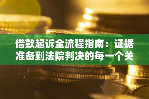 济南借款起诉全流程指南：证据准备到法院判决的每一个关键步骤