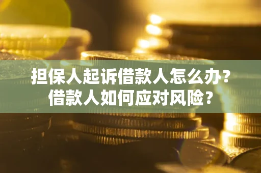 济南担保人起诉借款人怎么办？借款人如何应对风险？